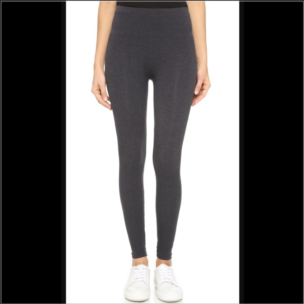 SPANX Charcoal Gray High-Waist Leggings